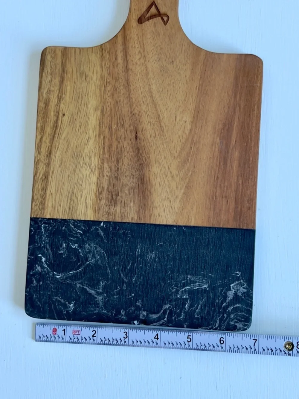 Acacia Wood & Black Marble cutting Board